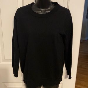 J.Crew Black Large 3/4 sleeve sweater